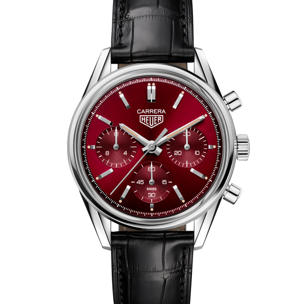 TAG HEUER CARRERA 02 RED LIMITED EDITION ONE OF 600 Swiss Emporium