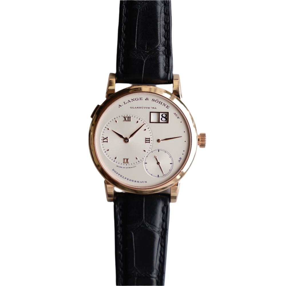 LANGE 1 - Pink gold with dial in argenté