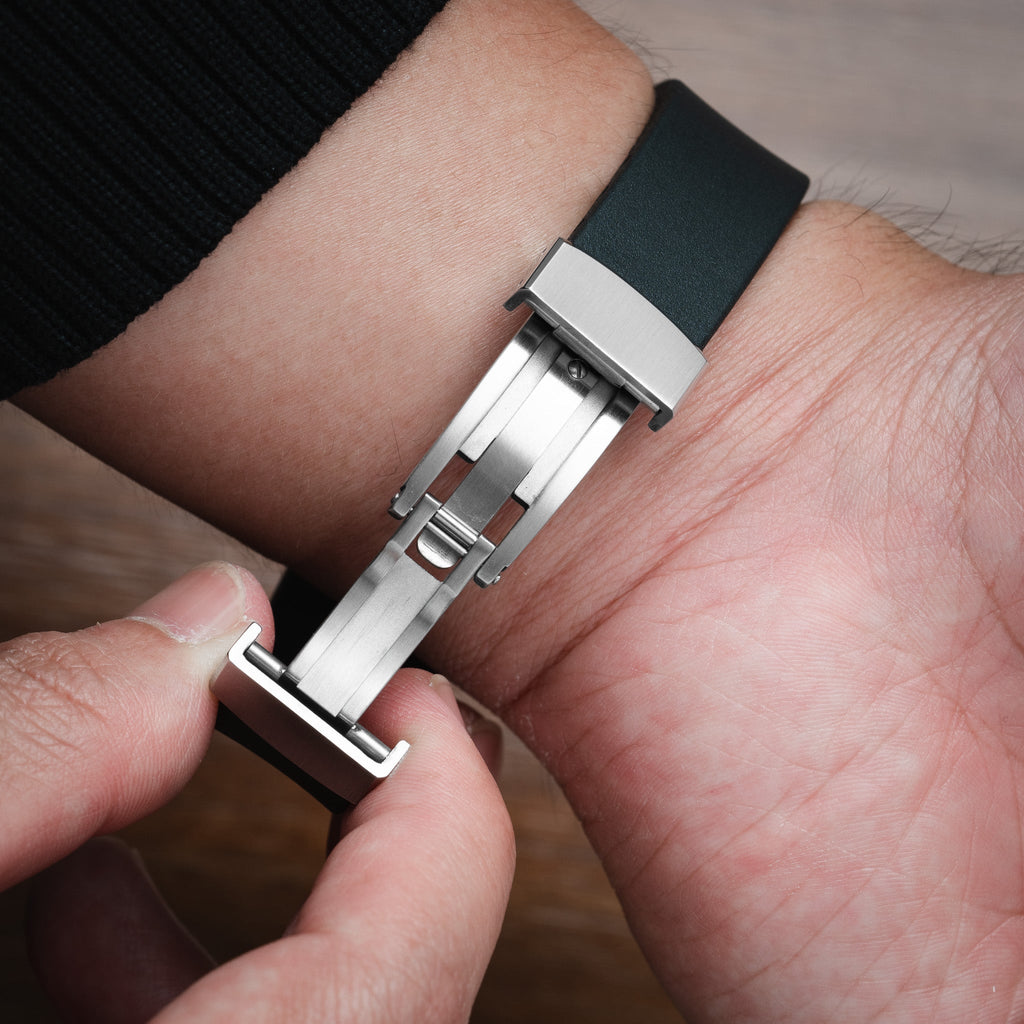 Black Rubber CTS Strap – Swiss Emporium
