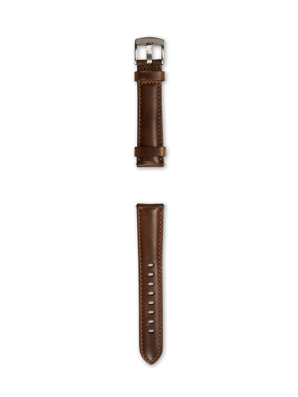 18MM PADDED BROWN STRAP
