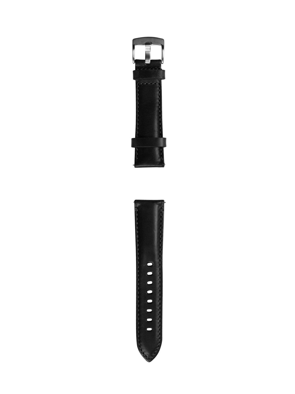 22MM PADDED BLACK STRAP