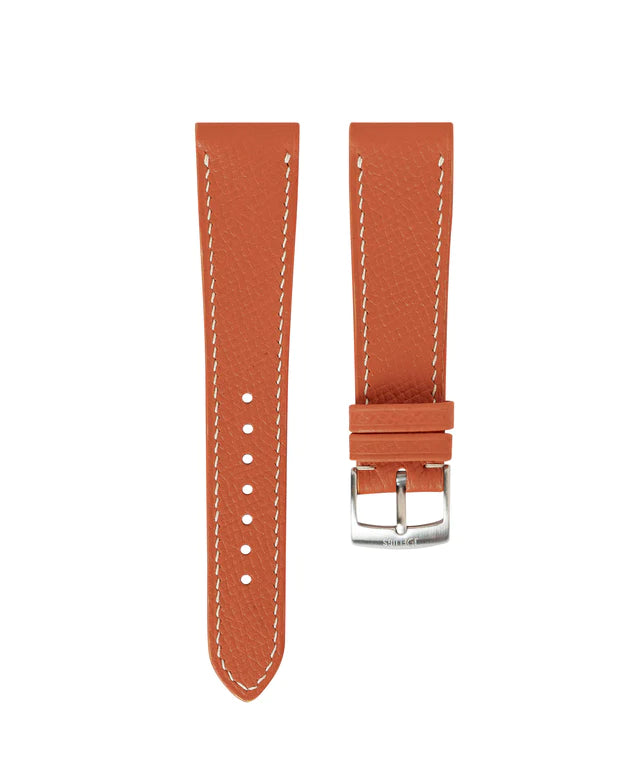 Orange Epsom Slim Strap