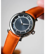 Orange Saffiano Signature (Curved) Strap