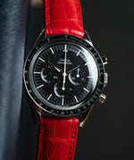 Matte Red Alligator Signature Strap