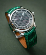 Glossy Emerald Crocodile Signature (Curved) Strap