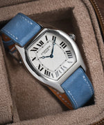 Pastel Blue Nubuck Slim Strap