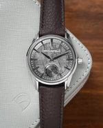 Dark Brown Rubberised Leather (Togo) Signature Strap