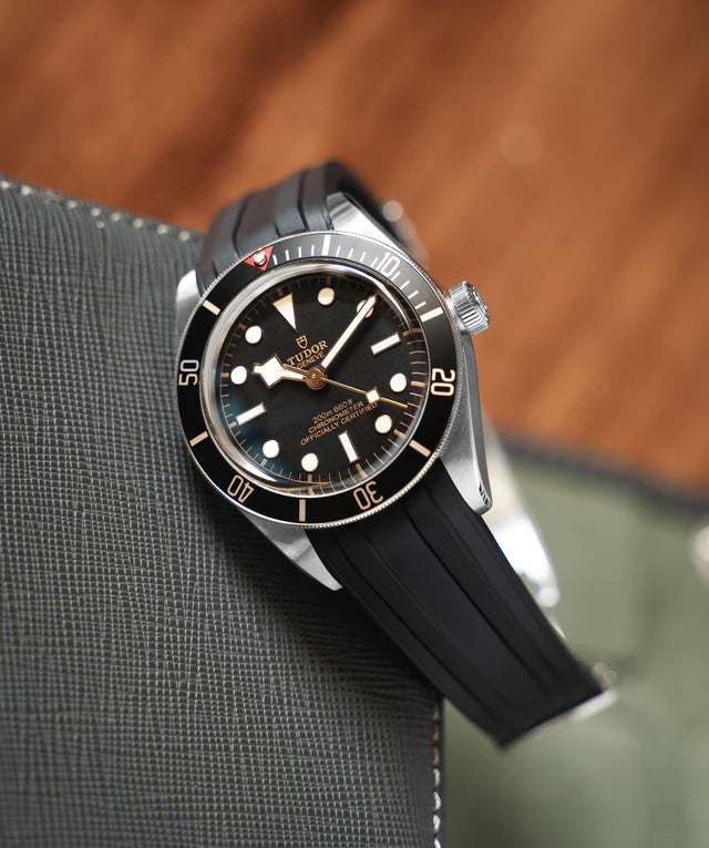 Black CTS Rubber Strap for Tudor BB58 - Main Image