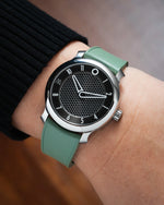 Olive Green Curved Rubber CTS Strap