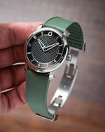 Olive Green Curved Rubber CTS Strap