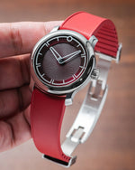 Red Curved Rubber CTS Strap