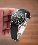 Black CTS Rubber Strap for Tudor BB54