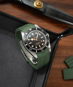 Olive Green CTS Rubber Strap for Tudor BB54