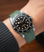 Olive Green CTS Rubber Strap for Tudor BB54