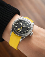 Yellow CTS Rubber Strap for Tudor BBPro