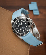 Baby Blue CTS Rubber Strap for Rolex Submariner 41mm