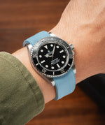 Baby Blue CTS Rubber Strap for Rolex Submariner 41mm