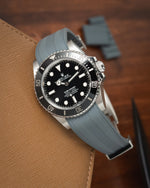 Grey CTS Rubber Strap for Rolex Submariner 41mm