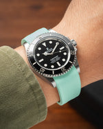 Mint Green CTS Rubber Strap for Rolex Submariner 41mm