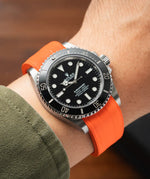 Orange CTS Rubber Strap for Rolex Submariner 41mm