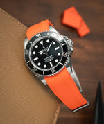 Orange CTS Rubber Strap for Rolex Submariner 41mm