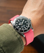 Pink CTS Rubber Strap for Rolex Submariner 41mm