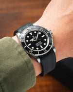 Black CTS Rubber Strap for Rolex Submariner 41mm