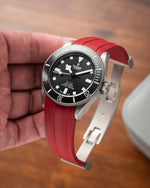 Red CTS Rubber Strap for Tudor Pelagos 39