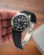 Black CTS Rubber Strap for Tudor Pelagos 39