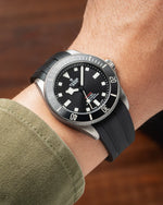 Black CTS Rubber Strap for Tudor Pelagos 39