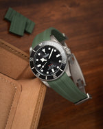 Olive Green CTS Rubber Strap for Tudor Pelagos 39