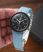 Baby Blue CTS Rubber Strap for Omega Speedmaster 42mm