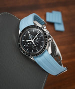 Baby Blue CTS Rubber Strap for Omega Speedmaster 42mm