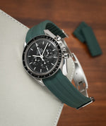 Emerald Green CTS Rubber Strap for Omega Speedmaster 42mm