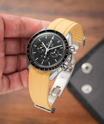 Gold CTS Rubber Strap for Omega Speedmaster 42mm