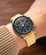 Gold CTS Rubber Strap for Omega Speedmaster 42mm