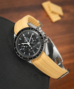 Gold CTS Rubber Strap for Omega Speedmaster 42mm