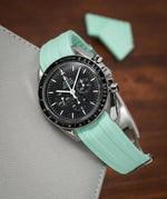 Mint Green CTS Rubber Strap for Omega Speedmaster 42mm