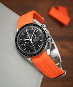 Orange CTS Rubber Strap for Omega Speedmaster 42mm