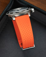 Orange Waffle Rubber CTS Strap