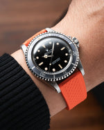 Orange Waffle Rubber CTS Strap