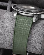 Olive Green Mosaic Rubber CTS Strap