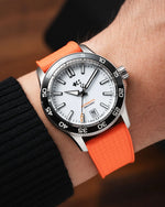 Orange Mosaic Rubber CTS Strap