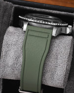 Olive Green Pilot Rubber CTS Strap