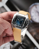 Gold CTS Rubber Strap for Cartier Santos de Cartier