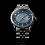 Freelancer Men's Automatic Blue Dial Stainless Steel Bracelet Watch, 38 mm