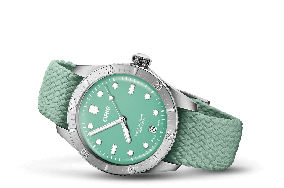 Oris discount green face