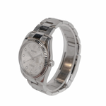Datejust 36 Oystersteel & White Gold, "Rolex Motif" Diamonds