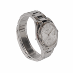 Datejust 36 Oystersteel & White Gold, "Rolex Motif" Diamonds