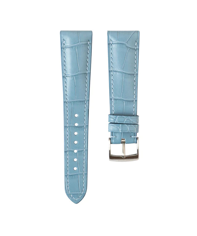 Matte Astral Blue Alligator Signature Strap